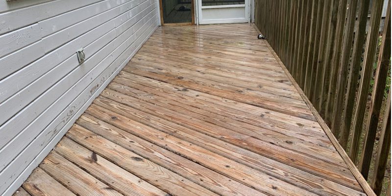 Deck Washing in Newport News, Virginia